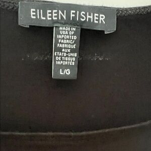 Eileen Fisher Women's Chocolate Brown Long Sleeve Dress